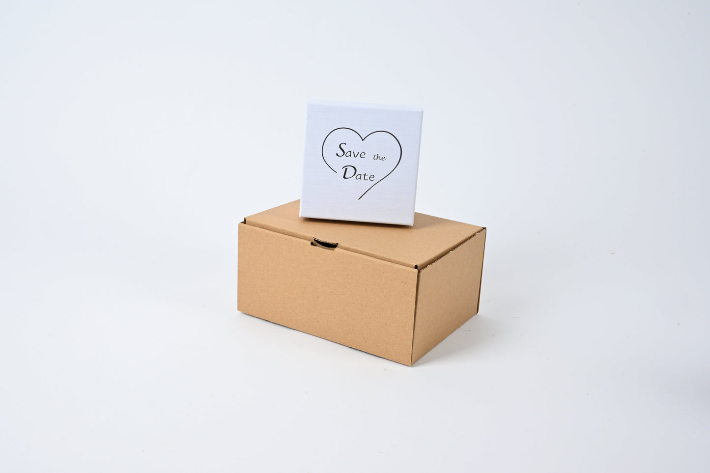 All Inclusive Paket - Weiße Save the Date Box