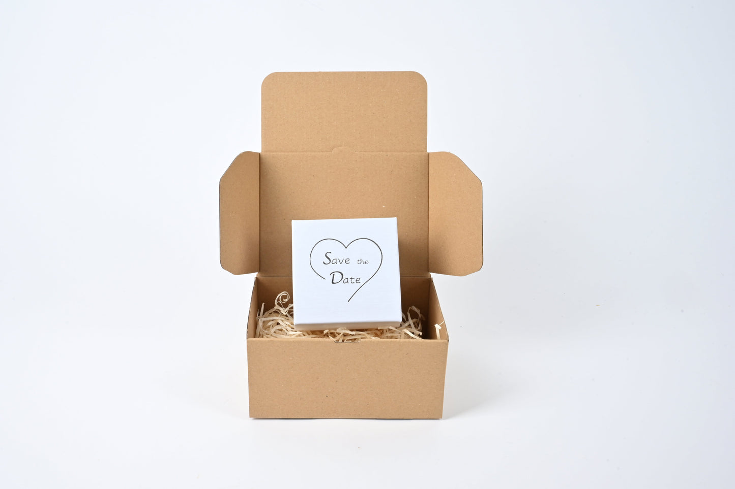 All Inclusive Paket - Weiße Save the Date Box