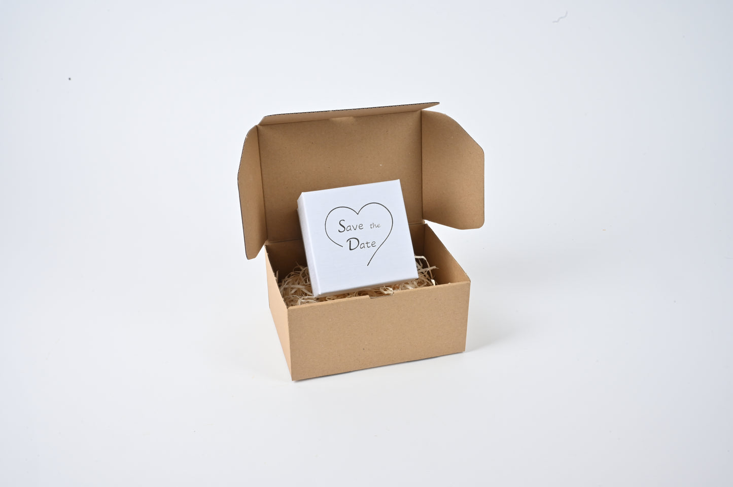 All Inclusive Paket - Weiße Save the Date Box