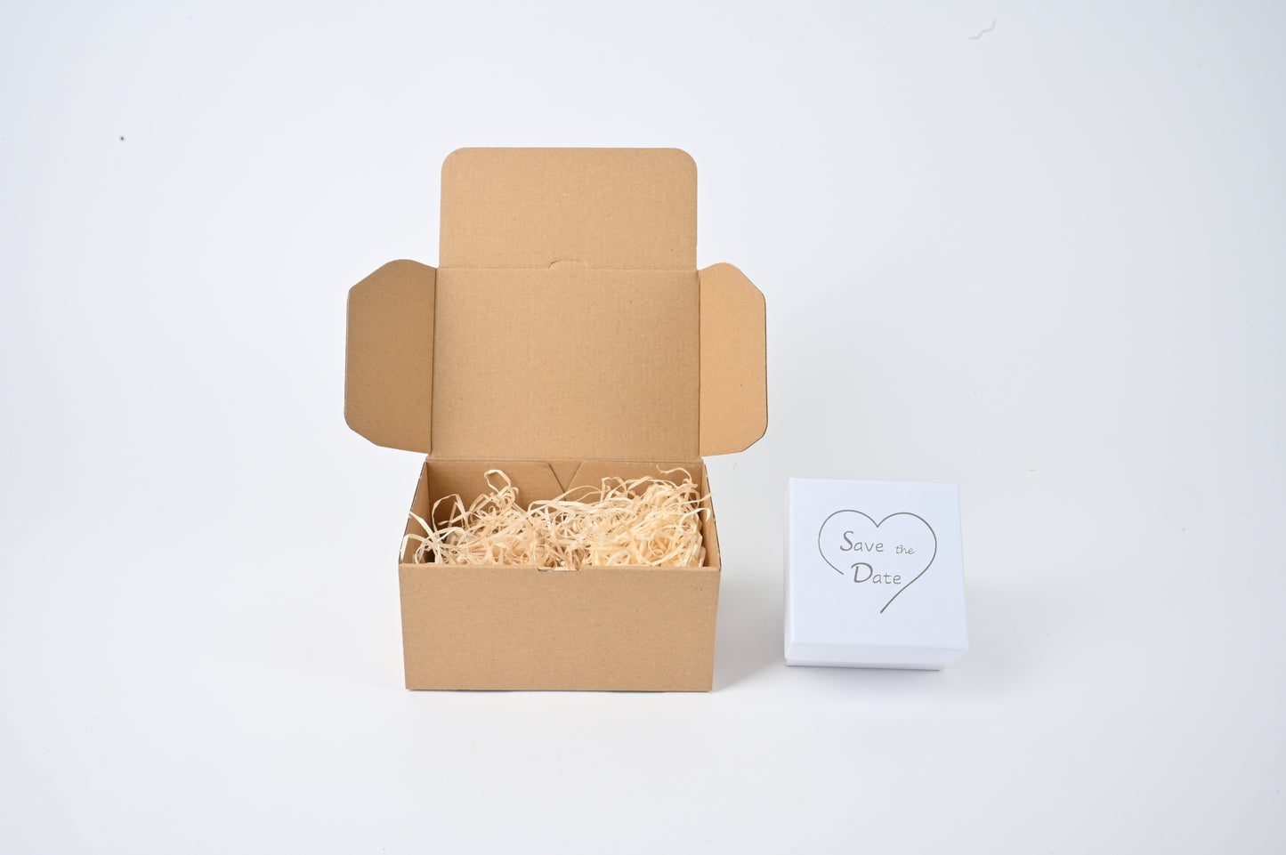 All Inclusive Paket - Weiße Save the Date Box